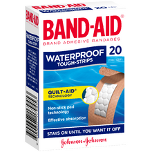 Load image into Gallery viewer, Band-Aid Tough Strips Waterproof Regular 20