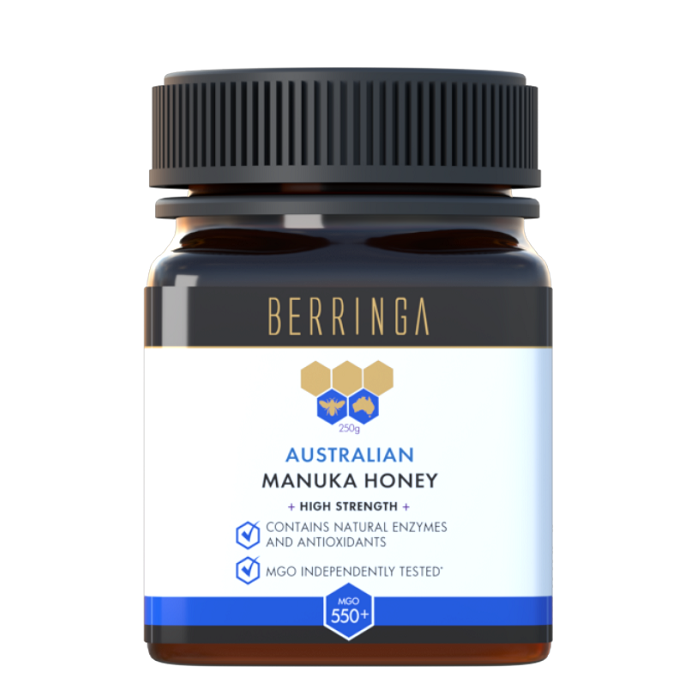 Berringa Australian Manuka Honey High Strength (MGO 550+) 250g