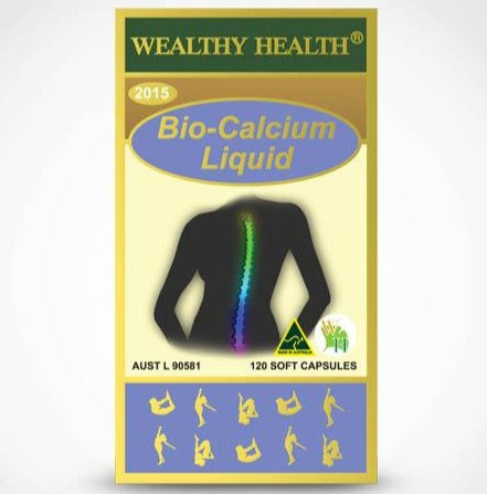 Wealthy Health BIO-CALCIUM LIQUID 120 Soft Capsules