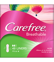 Load image into Gallery viewer, CAREFREE Breathable Liners Aloe 48 Pack