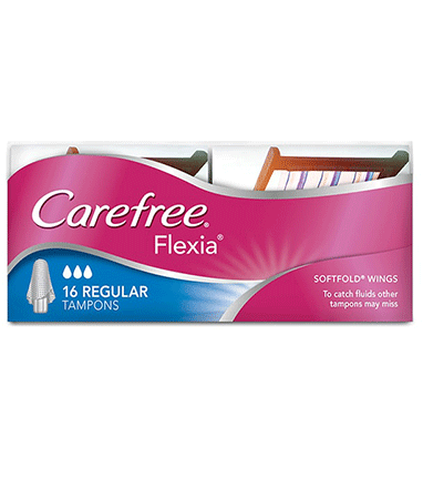 CAREFREE Flexia Regular 16 Tampons