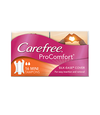 CAREFREE ProComfort Mini 16 Tampons