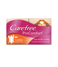 Load image into Gallery viewer, CAREFREE ProComfort Mini 16 Tampons