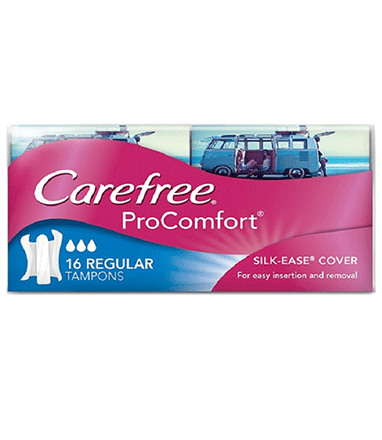 CAREFREE ProComfort Regular 16 Tampons