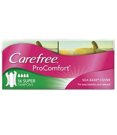 CAREFREE ProComfort Super 16 Tampons