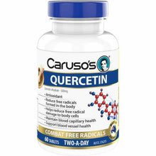 Load image into Gallery viewer, Carusos Quercetin 500mg 60 Tablets