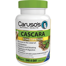 Load image into Gallery viewer, Caruso&#39;s Natural Health Cascara 60 Tablets