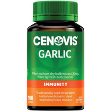 Load image into Gallery viewer, Cenovis Garlic 3g 100 Capsules