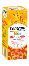 Load image into Gallery viewer, Centrum Kids Incremin Iron Mixture Cherry Flavour 200mL