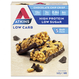 Atkins Low Carb Chocolate Chip Crisp 5 bars x 37g
