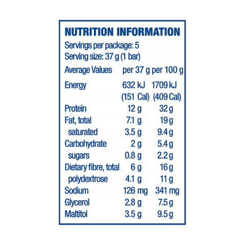 Atkins Low Carb Chocolate Chip Crisp 5 bars x 37g