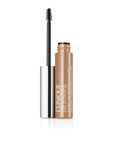 CLINIQUE JUST BROWSING BRUSH ON STYLING MOUSSE Soft Blonde/Clear