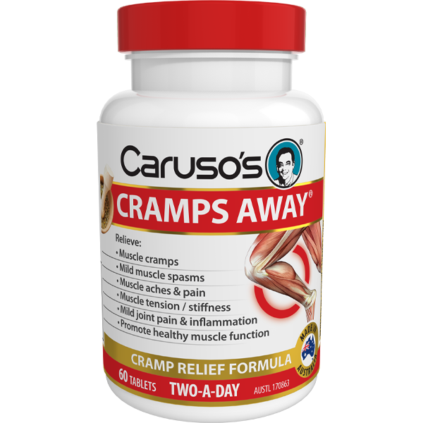Caruso's Natural Health Cramps Away 60 Tablets