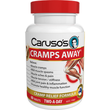 Load image into Gallery viewer, Caruso&#39;s Natural Health Cramps Away 60 Tablets