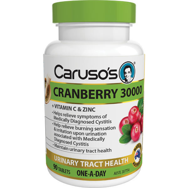 Caruso's Natural Health Cranberry 30000 90 Tablets