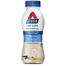 Load image into Gallery viewer, Atkins Low Carb Protein Shake Creamy Vanilla RTD 330mL