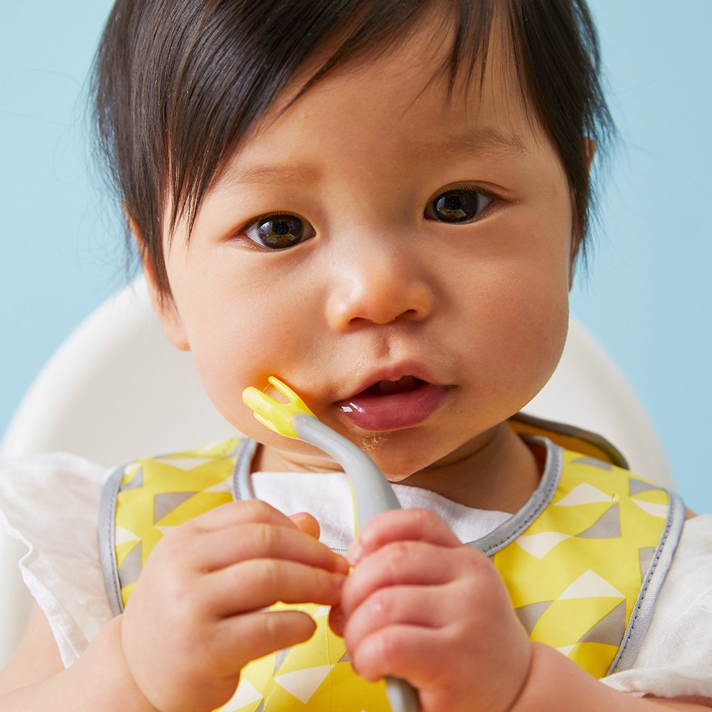 B.BOX Toddler cutlery set - lemon sherbet