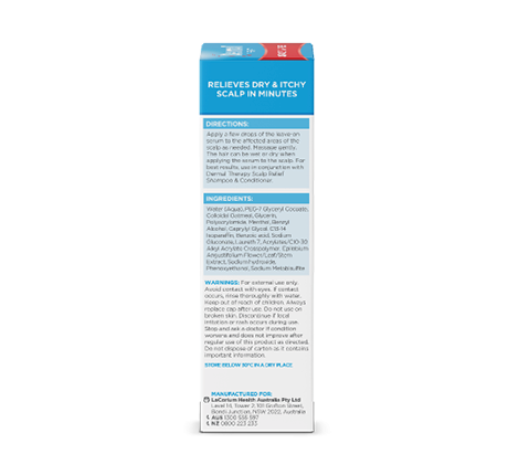 Dermal Therapy Scalp Relief Serum 60mL