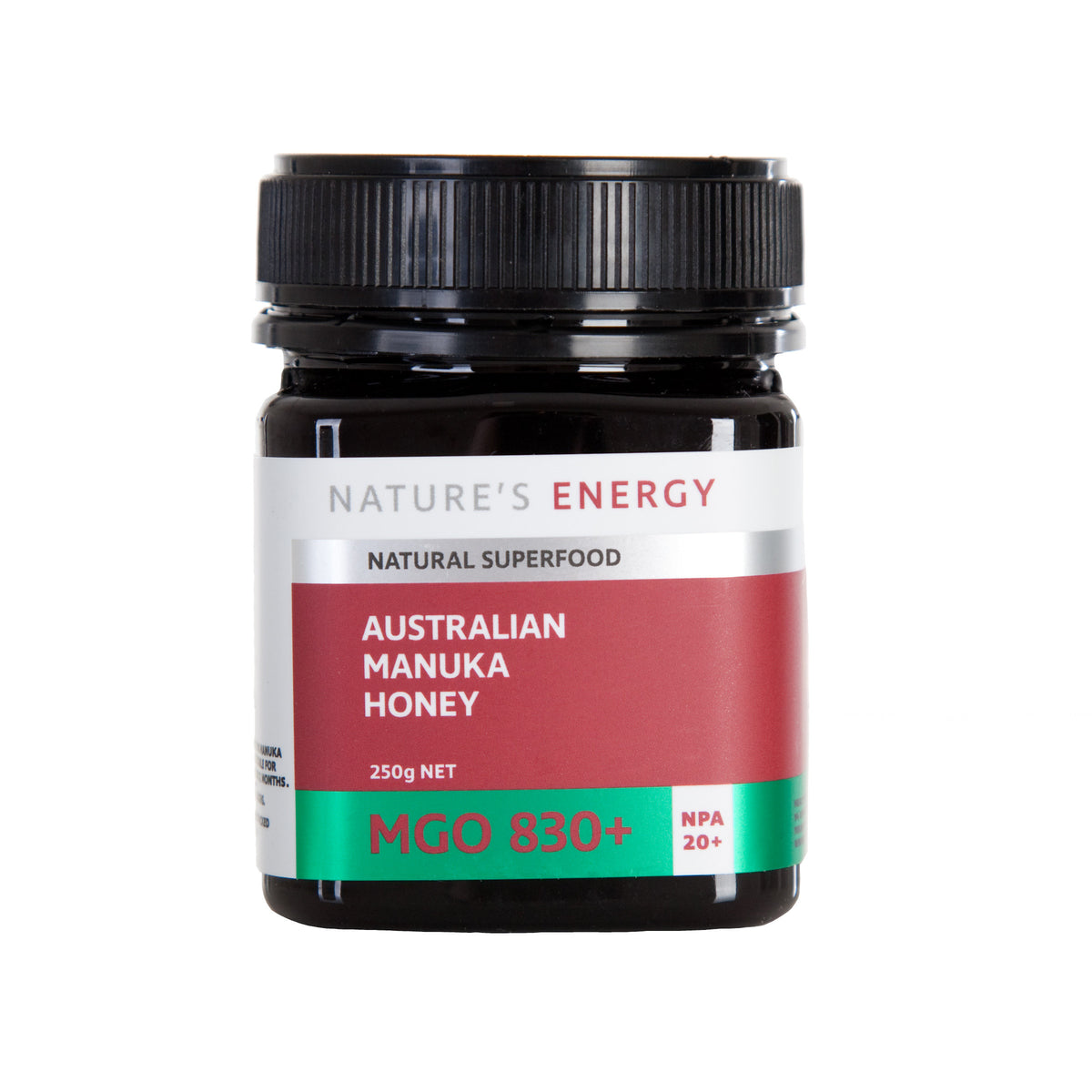 Nature's Energy Australian Manuka Honey MGO 830+ 250g