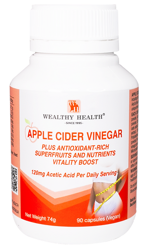 Wealthy Health Apple Cider Vinegar 90 Capsules