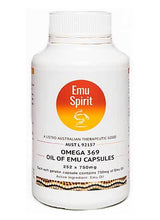 Load image into Gallery viewer, Emu Spirit Oil of Emu Omega 369 750mg 252 Capsules
