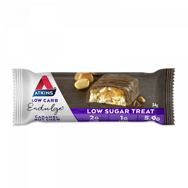 Atkins Low Carb Endulge Caramel Nut Chew 5 bars x 34g