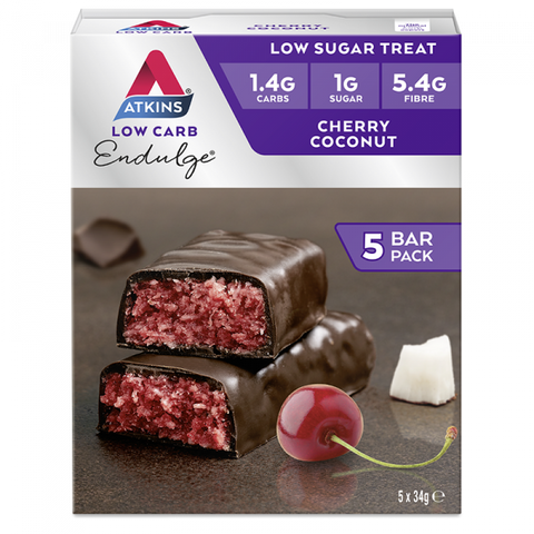 Atkins Low Carb Endulge Cherry Coconut 5 bars x 34g