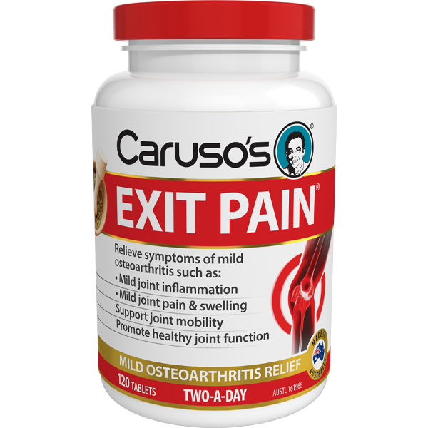 Caruso's Natural Health Exit Pain 120 Tablets