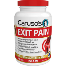 Load image into Gallery viewer, Caruso&#39;s Natural Health Exit Pain 120 Tablets