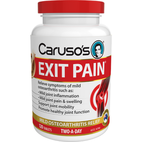 Caruso's Natural Health Exit Pain 120 Tablets