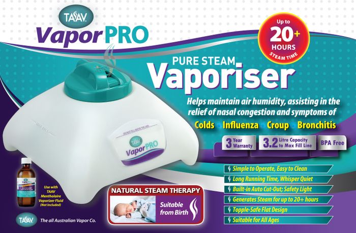Mc Gloins TAAV VaporPro Pure Steam Vaporiser