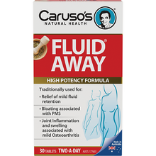 Load image into Gallery viewer, Caruso&#39;s Natural Health Fluid Away 30 Tablets