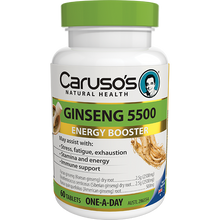 Load image into Gallery viewer, Caruso&#39;s Natural Health Ginseng 5500 60 Tablets