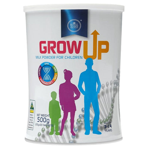 Royal AUSNZ Grow Up Milk Powder for Children (3-14 Years) 25g x 20 Sachets