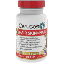 Load image into Gallery viewer, Caruso&#39;s Natural Health Hair, Skin &amp; Nails 60 Tablets