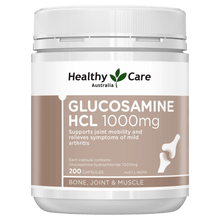 Load image into Gallery viewer, Healthy Care Glucosamine HCL 1000mg 200 Capsules