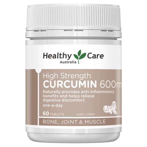 Healthy Care High Strength Curcumin 600mg 60 Tablets