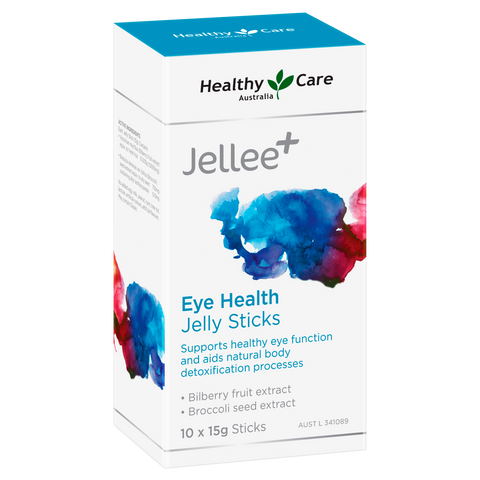 Healthy Care Jellee+ Eye Health Jelly Sticks 10 x 15g