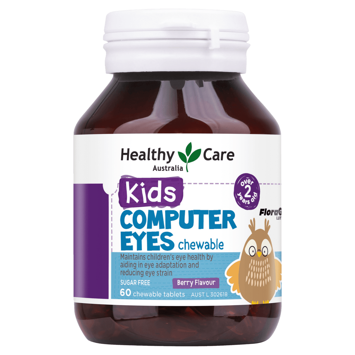 Healthy Care Kids Computer Eyes 60 Chewable Tablets