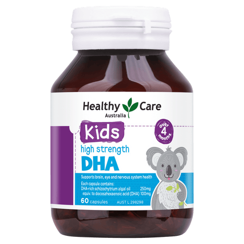 Healthy Care Kids High Strength DHA 60 Capsules