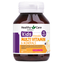 Load image into Gallery viewer, Healthy Care Kids Chewable Multi Vitamin &amp; Minerals 60 Chewable Tablets