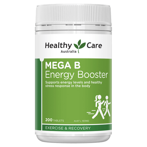 Healthy Care Mega B Energy Booster 200 Tablets