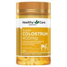 Load image into Gallery viewer, Healthy Care Colostrum 400mg 200 Chewable Tablets