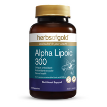 Load image into Gallery viewer, Herbs of Gold Alpha Lipoic 300 120 Vegetarian Capsules