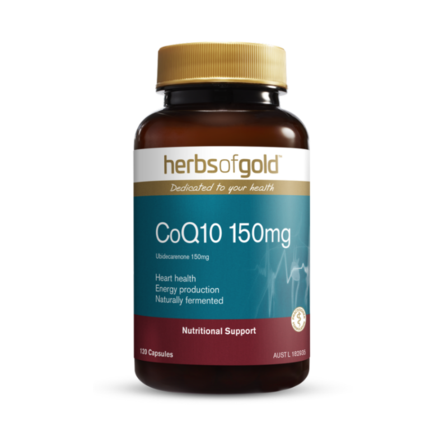 Herbs of Gold CoQ10 150mg 120 Capsules