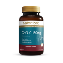 Load image into Gallery viewer, Herbs of Gold CoQ10 150mg 120 Capsules