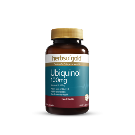 Herbs of Gold Ubiquinol 100mg 30 Capsules