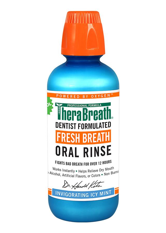 TheraBreath Invigorating Icy Mint Oral Rinse 473mL