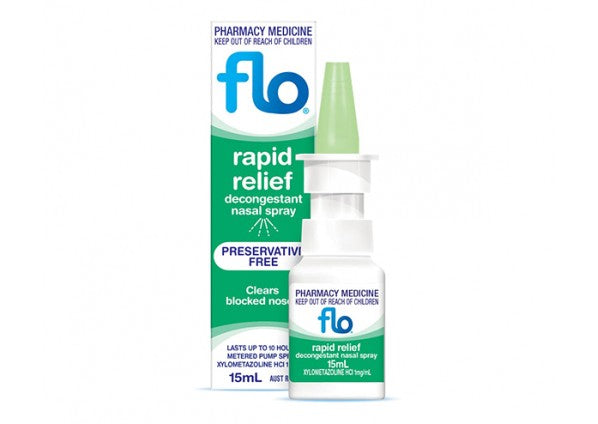 FLO Rapid Relief Nasal Spray 15ml ( Limit 1 per customer)