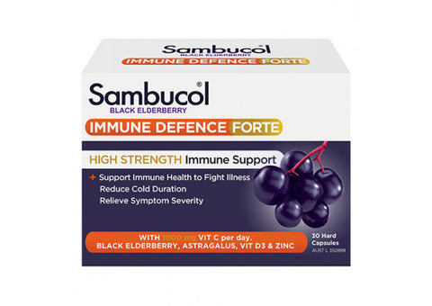 Sambucol Immune Defence Forte High Strength 30 Capsules